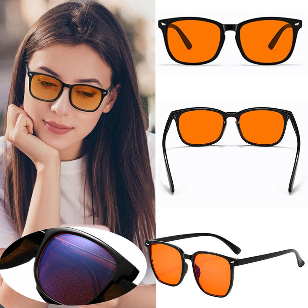 Gaming Glasses Tinted - نظارات مضادة للضوء الأزرق بعدسات عاكسة،