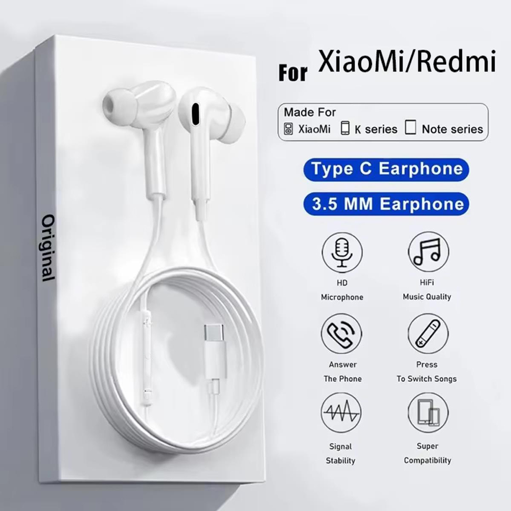 Xiaomi Gaming Accessories - سماعات أذن سلكية من النوع C