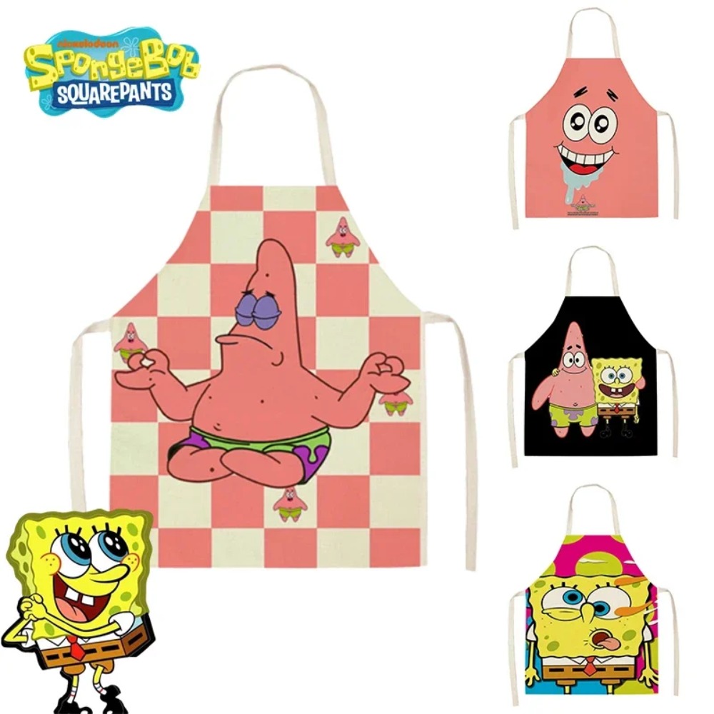 Gaming Kitchen Accessories - مرايل مطبخ سبونج بوب وباتريك للكبار،