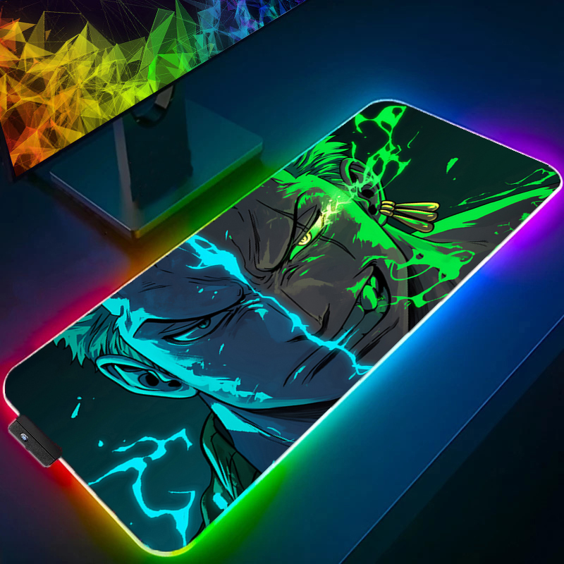 Video Gaming Accessories - قطعة واحدة زورو ماوس الوسادة RGB