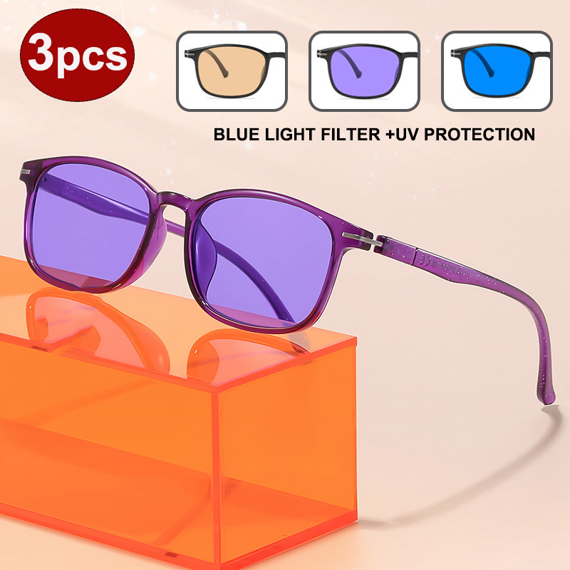 Gaming Glasses Tinted - نظارات حماية من الضوء الأزرق للرجال
