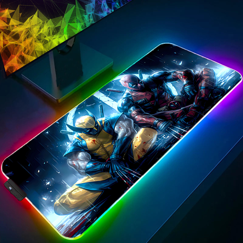 لوحة ماوس LED للألعاب بإضاءة خ - مراجعة Video Gaming Accessories وسعره