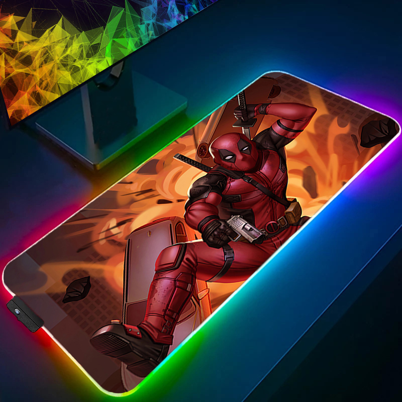 لوحة ماوس LED للألعاب بإضاءة خ - مراجعة Video Gaming Accessories وسعره