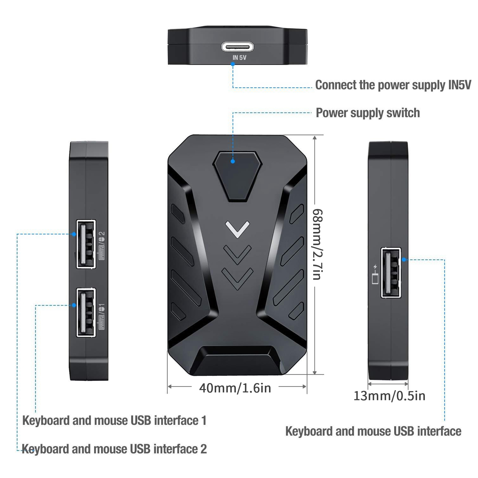 محول محول لوحة مفاتيح الألعاب  - مراجعة Xiaomi Gaming Accessories وسعره