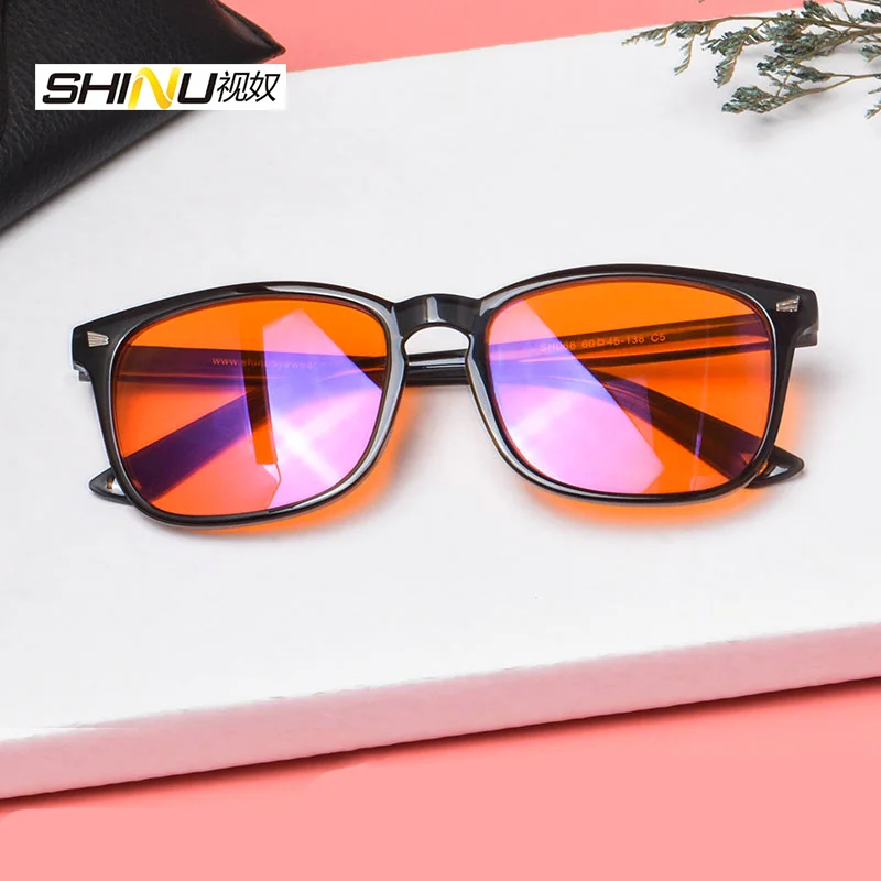 نظارات SHINU برتقالية ملونة تح - مراجعة Gaming Glasses Tinted وسعره