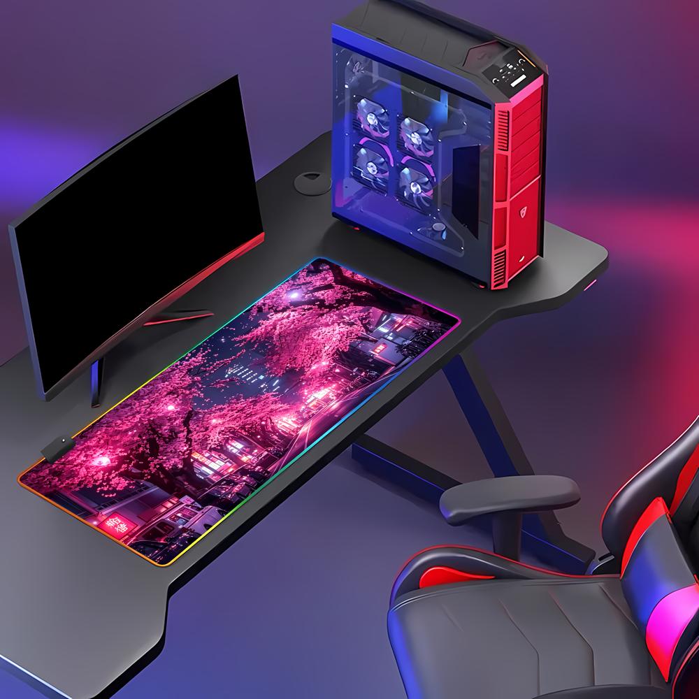 لوحة ماوس RGB بتصميم الشارع ال - مراجعة Gaming Accessories Officeworks وسعره