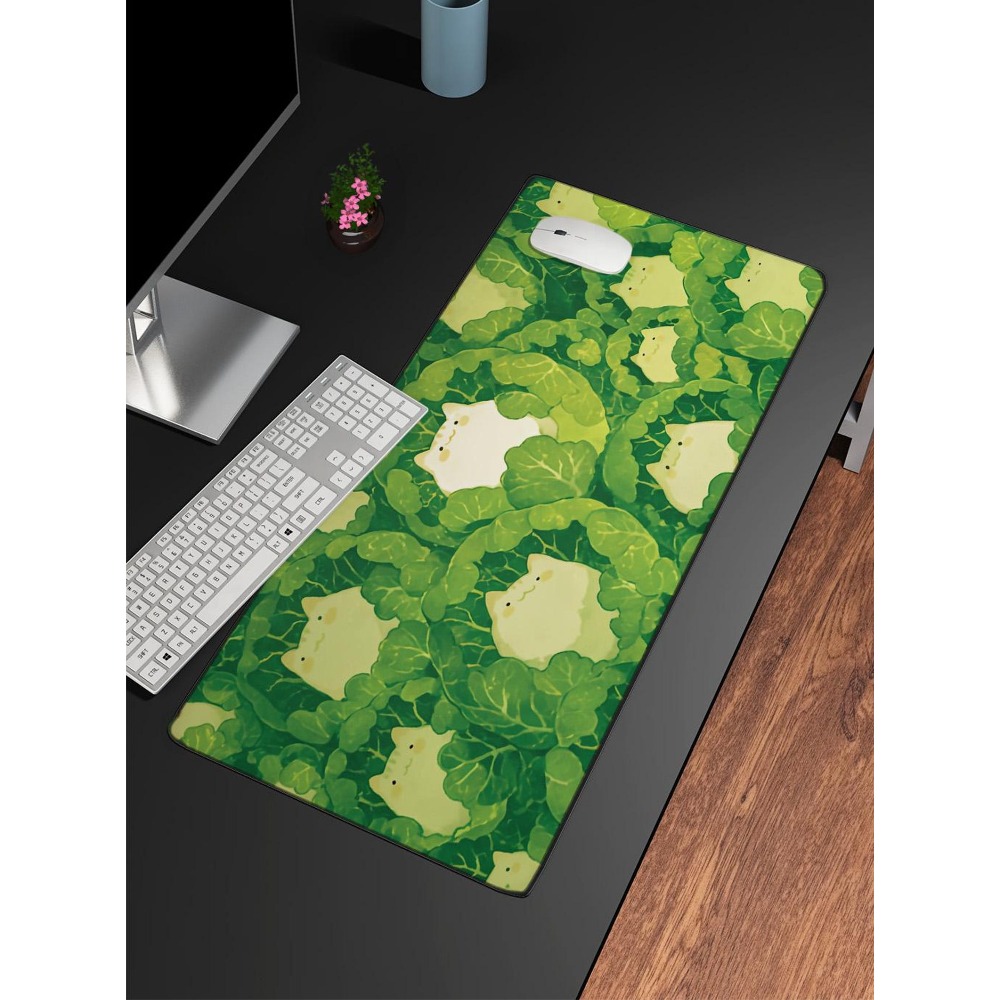 سجادة مكتب كاواي، تصميم قطط لط - مراجعة Gaming Accessories Officeworks وسعره