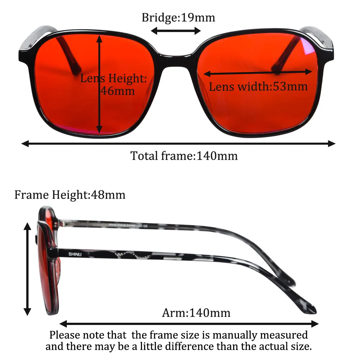 نظارات SHINU بفلتر الضوء الأزر - مراجعة Gaming Glasses Tinted وسعره