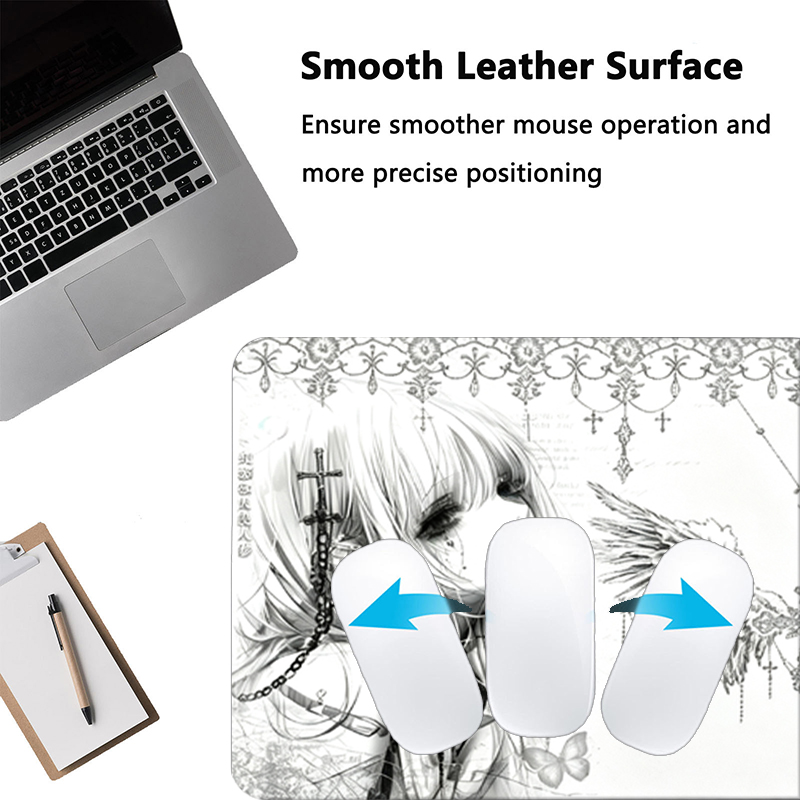لوحة ماوس جلدية سوداء وبيضاء ب - مراجعة Gaming Accessories For Pc وسعره