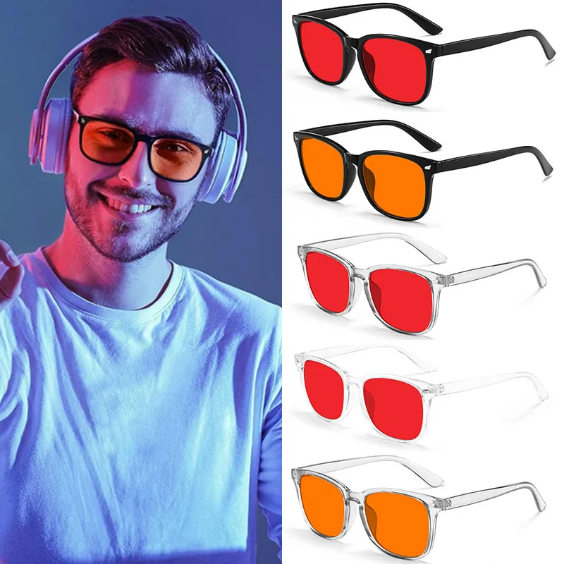 نظارات عصرية مضادة للضوء الأزر - مراجعة Gaming Glasses Tinted وسعره