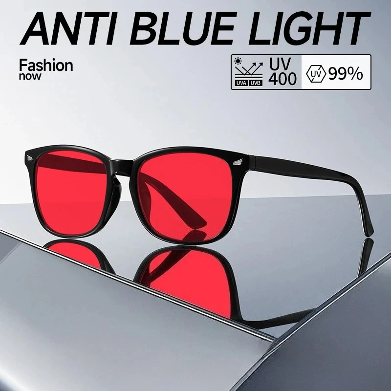 نظارات عصرية مضادة للضوء الأزر - مراجعة Gaming Glasses Tinted وسعره