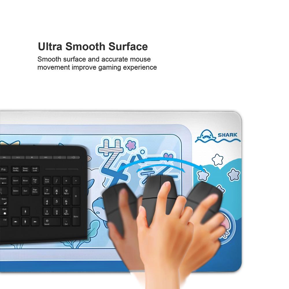لوحة ماوس لطيفة لحفلات القرش ك - مراجعة Gaming Accessories Officeworks وسعره